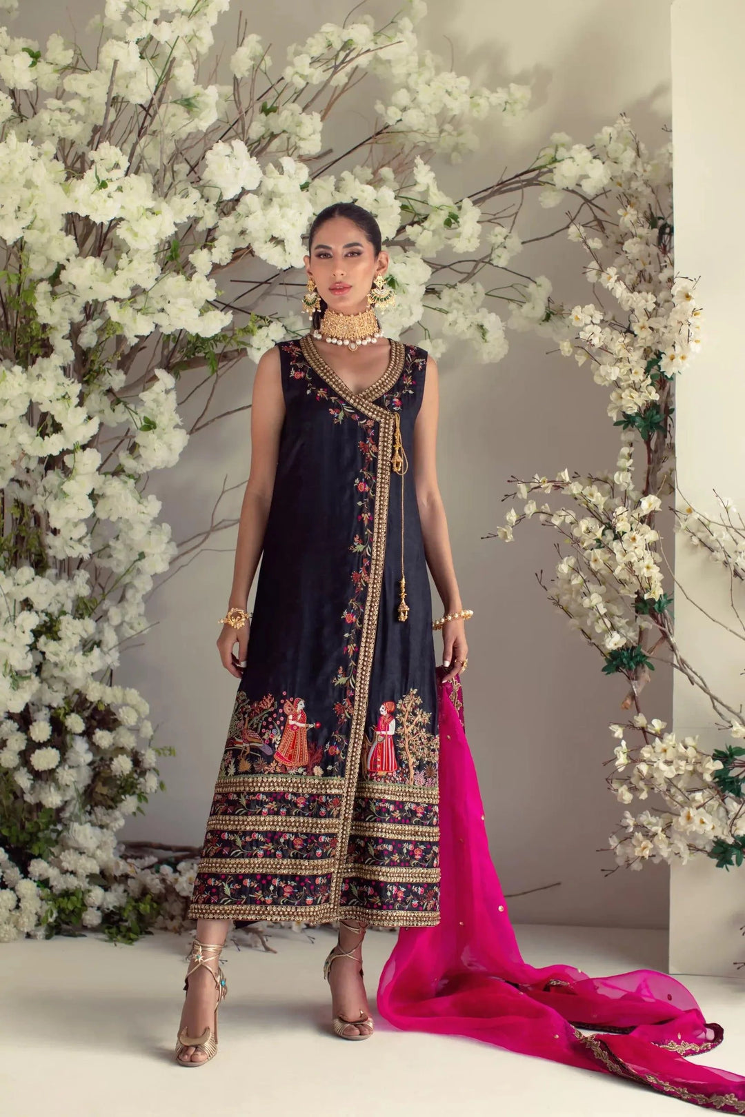 Shehrnaz - SHK-965 - Off-White - Block Print - 3 Piece
