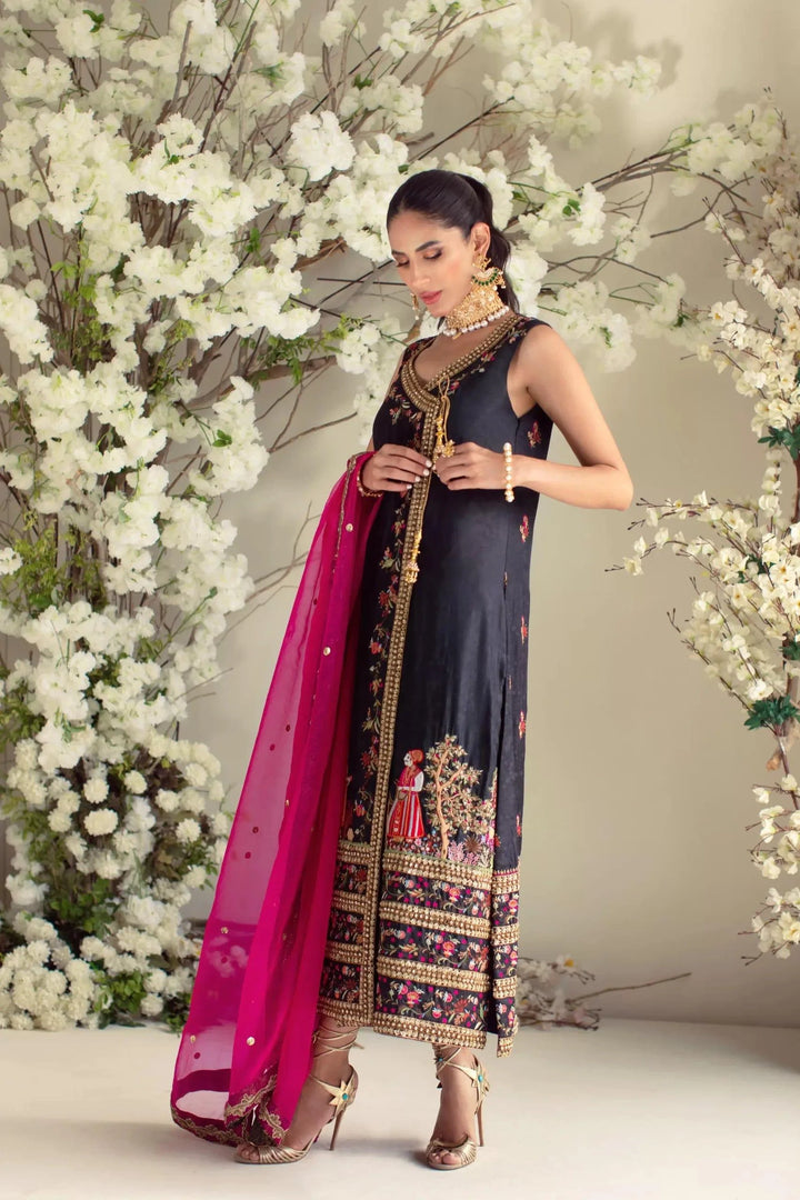 Shehrnaz - SHK-965 - Off-White - Block Print - 3 Piece
