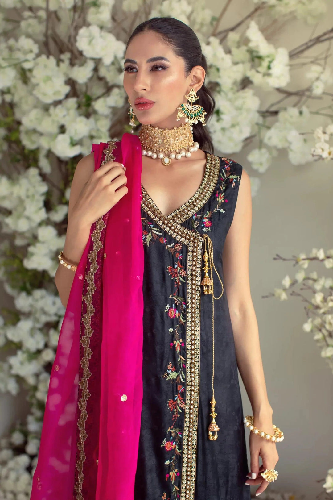 Shehrnaz - SHK-965 - Off-White - Block Print - 3 Piece