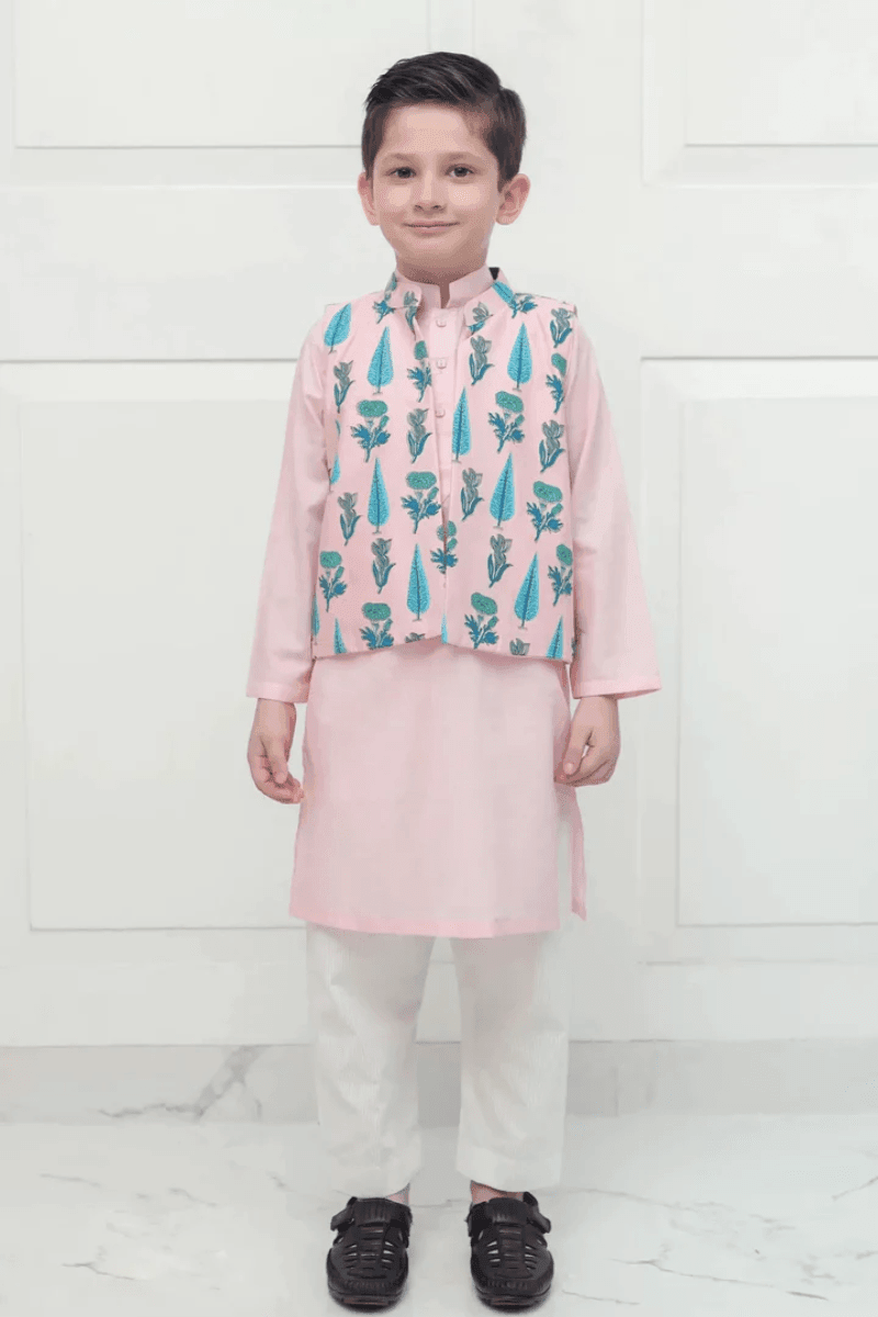 Shehrnaz - SHKK-983 - Pink - Chikan Kurta - 2 Piece
