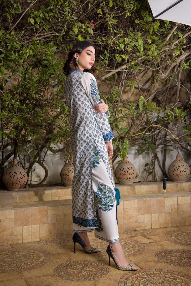 Shehrnaz - White Long Shirt - SHK-1064