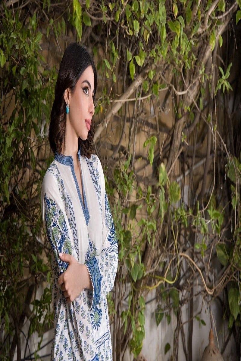 Shehrnaz - White Long Shirt - SHK-1064