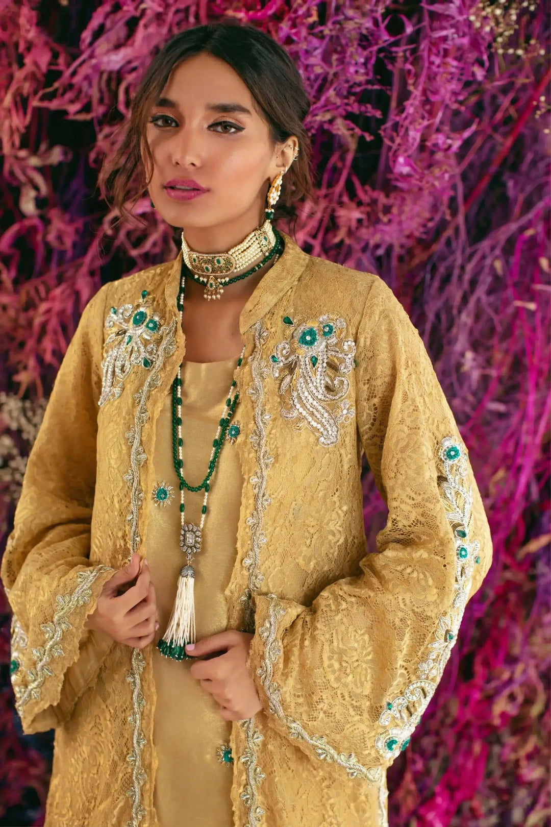 Shehrnaz - SHK-1018 - Gold - Handwork - 3 Piece - Studio by TCS