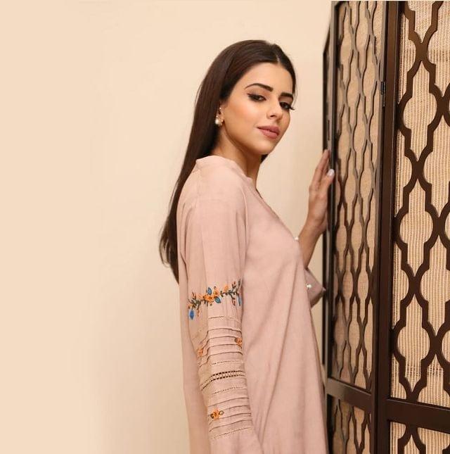 Urooj Atelier - Badami Shirt - 3 PC