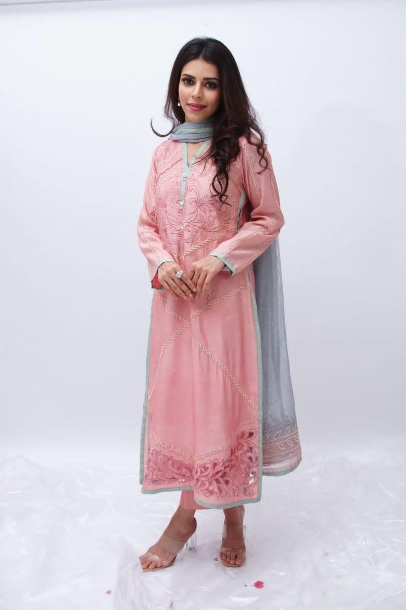 Urooj Atelier - Carnation Marine - 3 Piece - ES 008