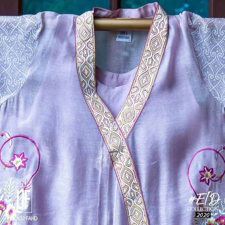 Urooj Atelier - Lilac Cotton Net - 3 PC