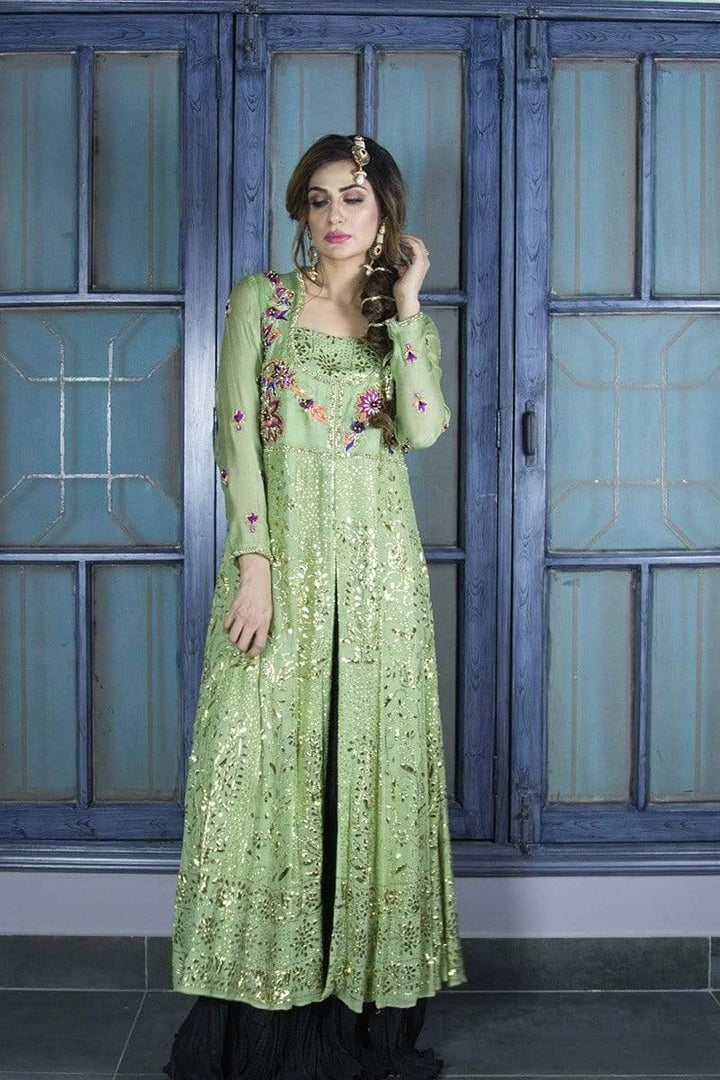 Urooj Atelier - Pista Mukesh kamdani Pishwaz