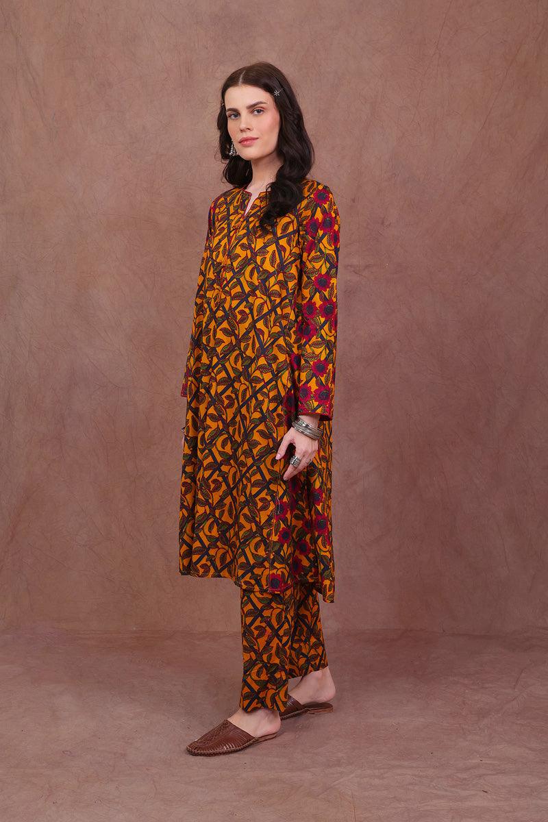 Generation - Sun Flower 2 Piece Suit - Mustard - Studio by TCS