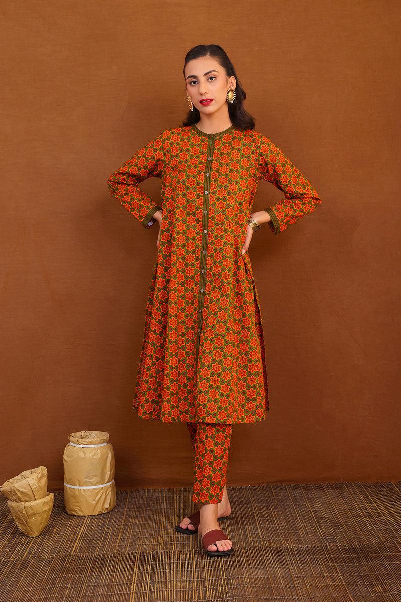 Generation - 2- Piece Sohni Set - Orange - Studio by TCS