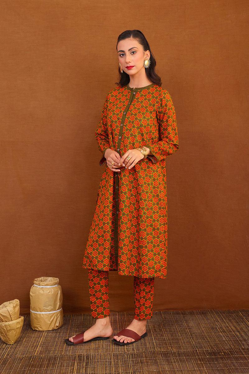 Generation - 2- Piece Sohni Set - Orange - Studio by TCS