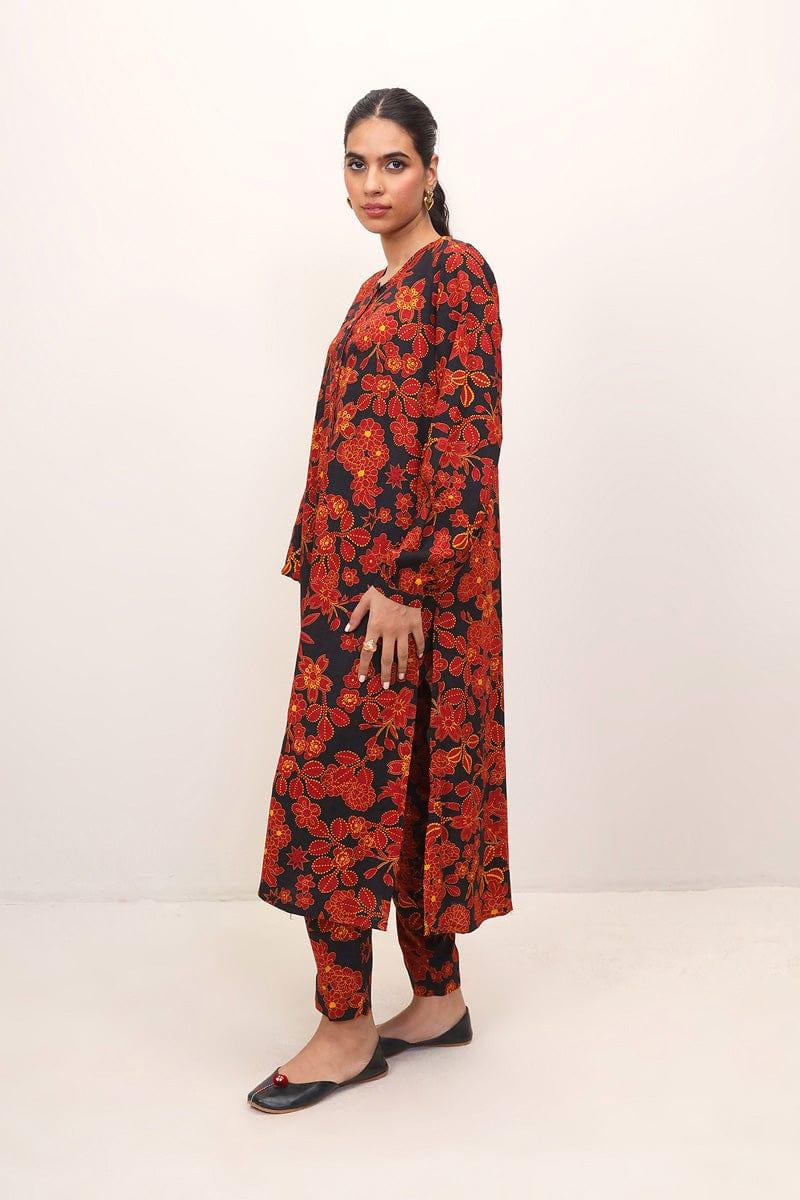 Generation - Brazilian Florals 2 Piece Set - Black - Studio by TCS