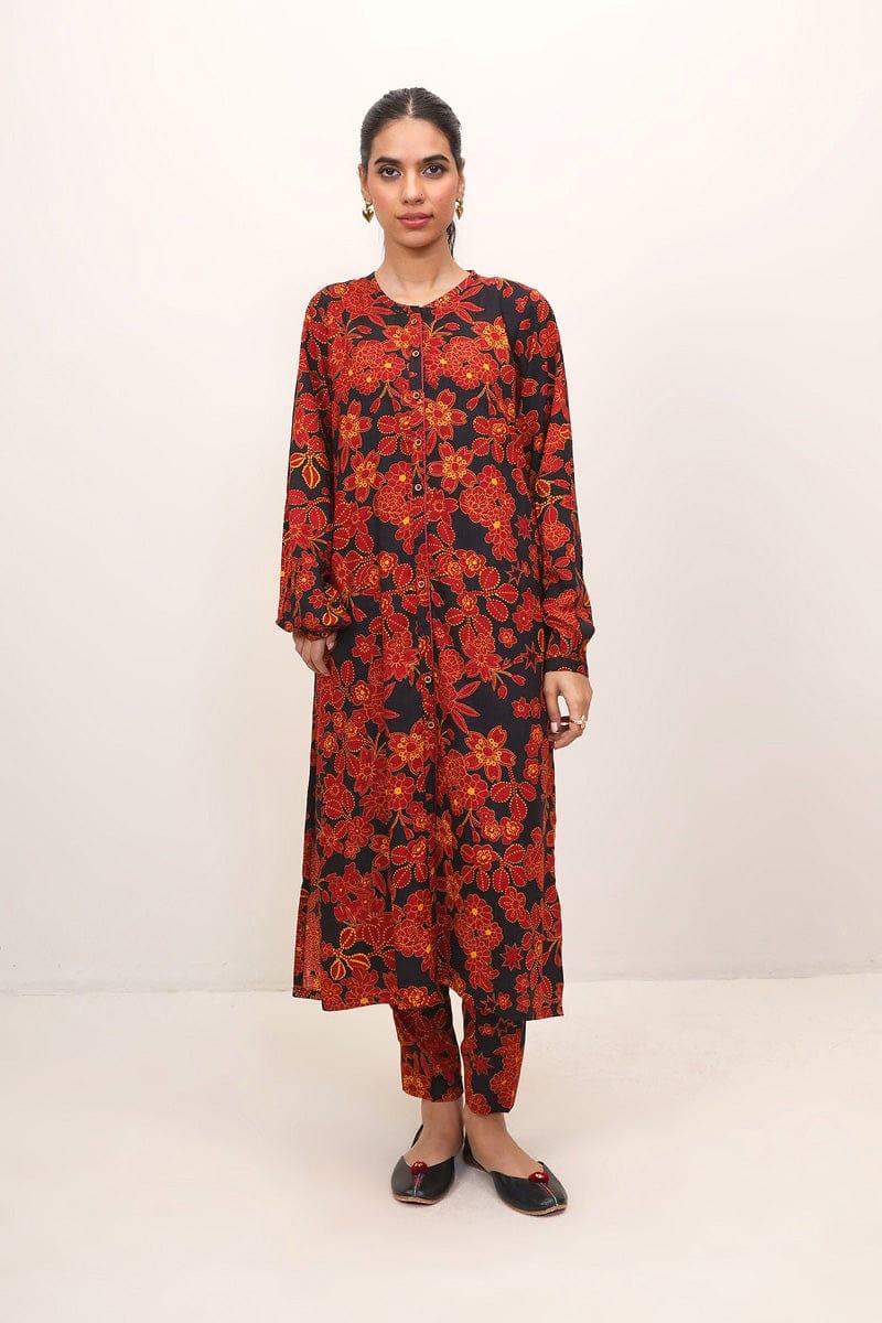 Generation - Brazilian Florals 2 Piece Set - Black - Studio by TCS