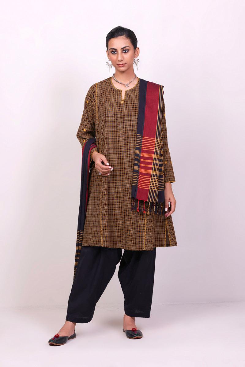 Generation - Suit Balochi Kaleidscope Collection - Black - Studio by TCS