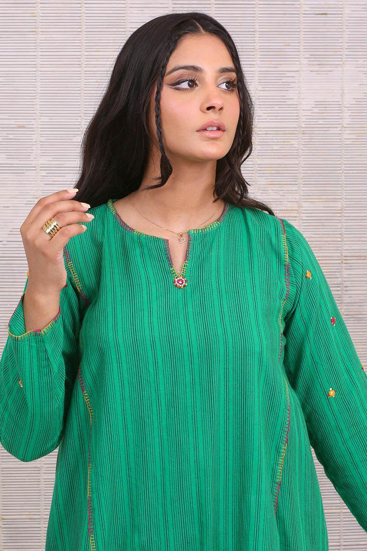 Generation - Suit Balochi Kaleidscope Collection - Green - Studio by TCS