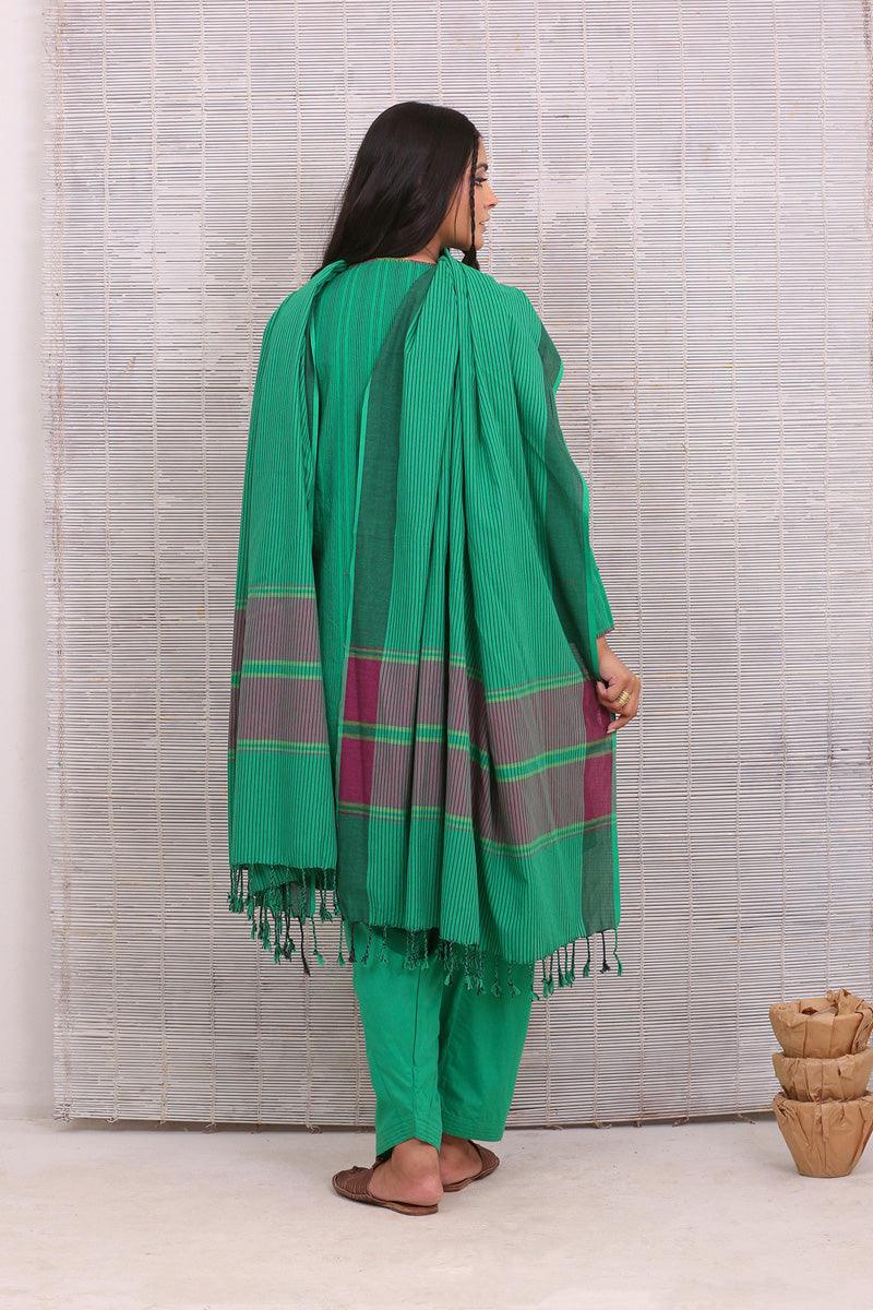 Generation - Suit Balochi Kaleidscope Collection - Green - Studio by TCS