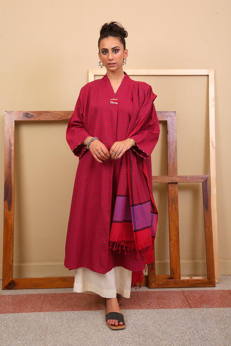Generation - 2 Piece Balochi Kaleidscope Collection - Red - Studio by TCS