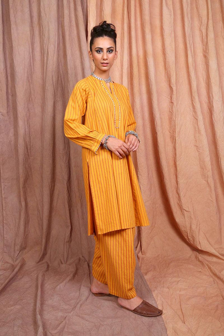 Generation - 2 Piece Balochi Kaleidscope Collection - Yellow - Studio by TCS