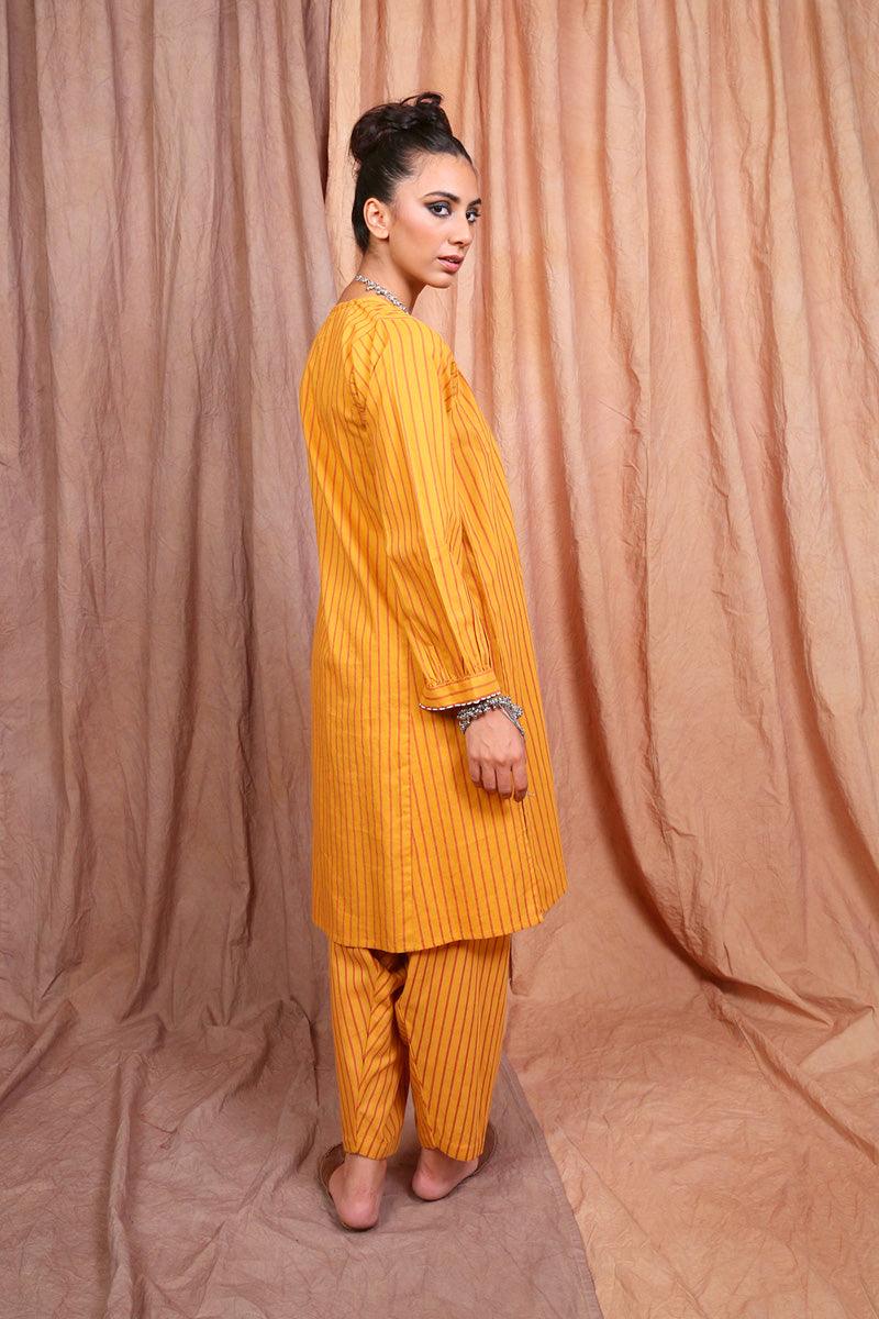 Generation - 2 Piece Balochi Kaleidscope Collection - Yellow - Studio by TCS