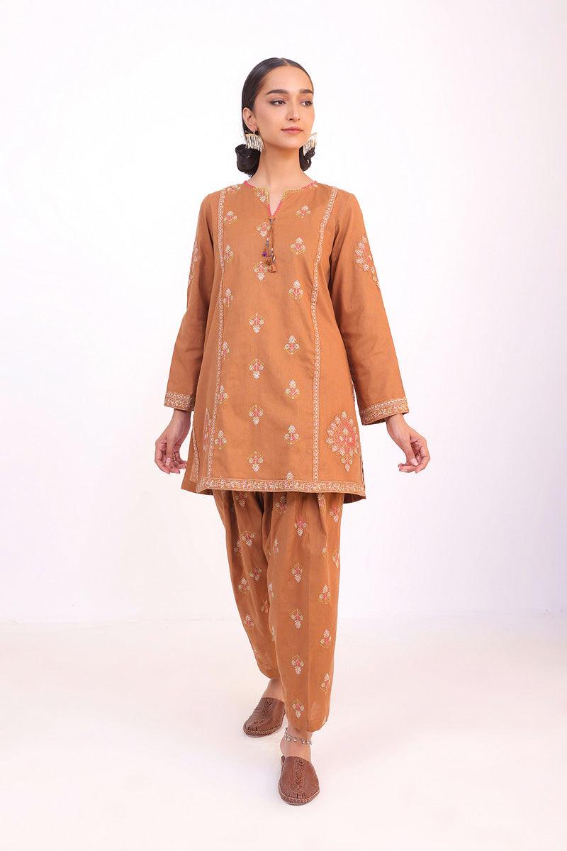Generation - Kanni 2 Piece Suit - Brown - Studio by TCS