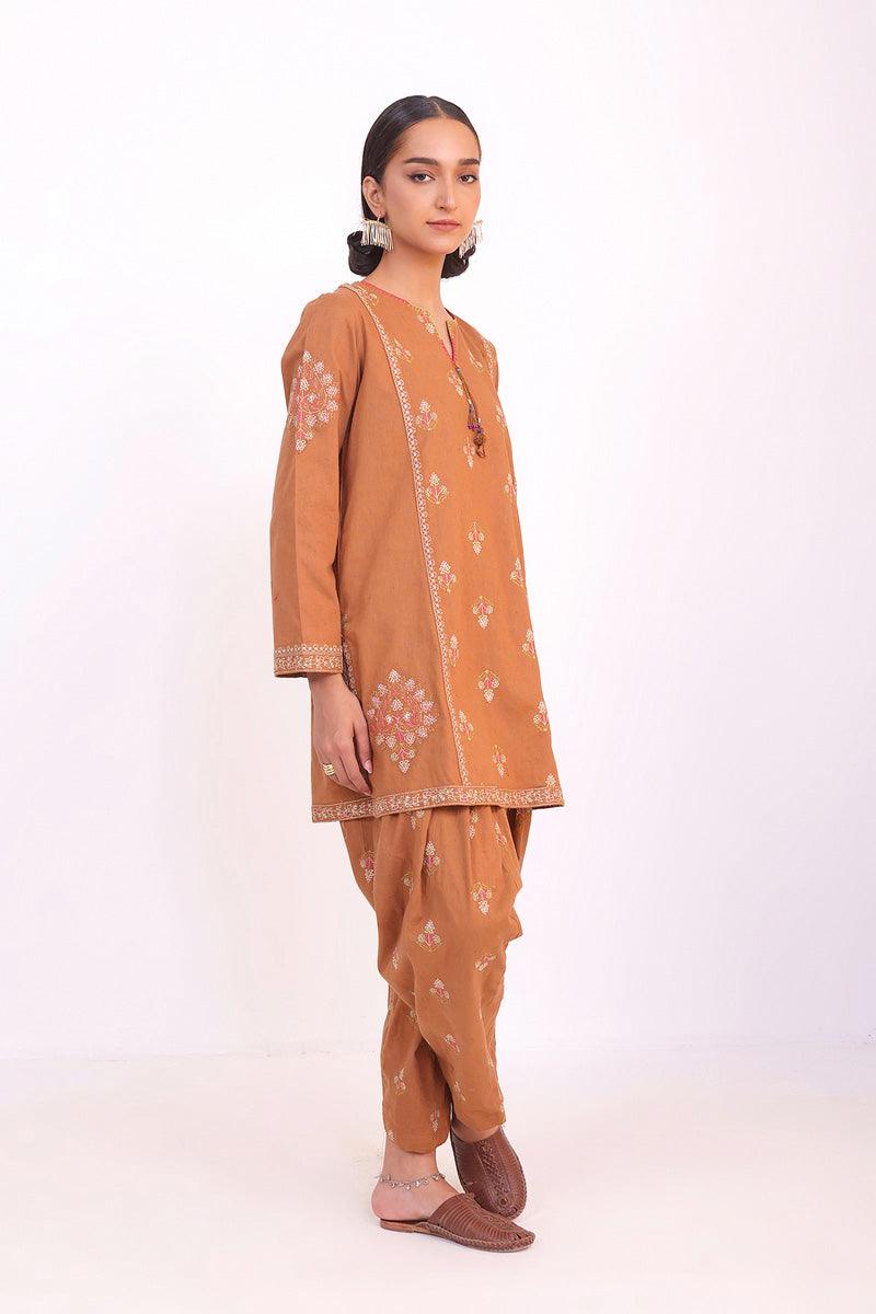 Generation - Kanni 2 Piece Suit - Brown - Studio by TCS