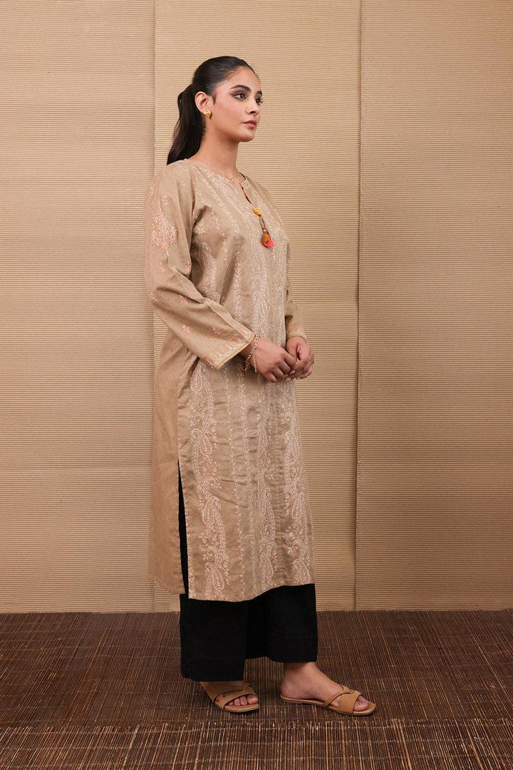 Generation - Kanni Embroidered Shirt - Beige - Studio by TCS