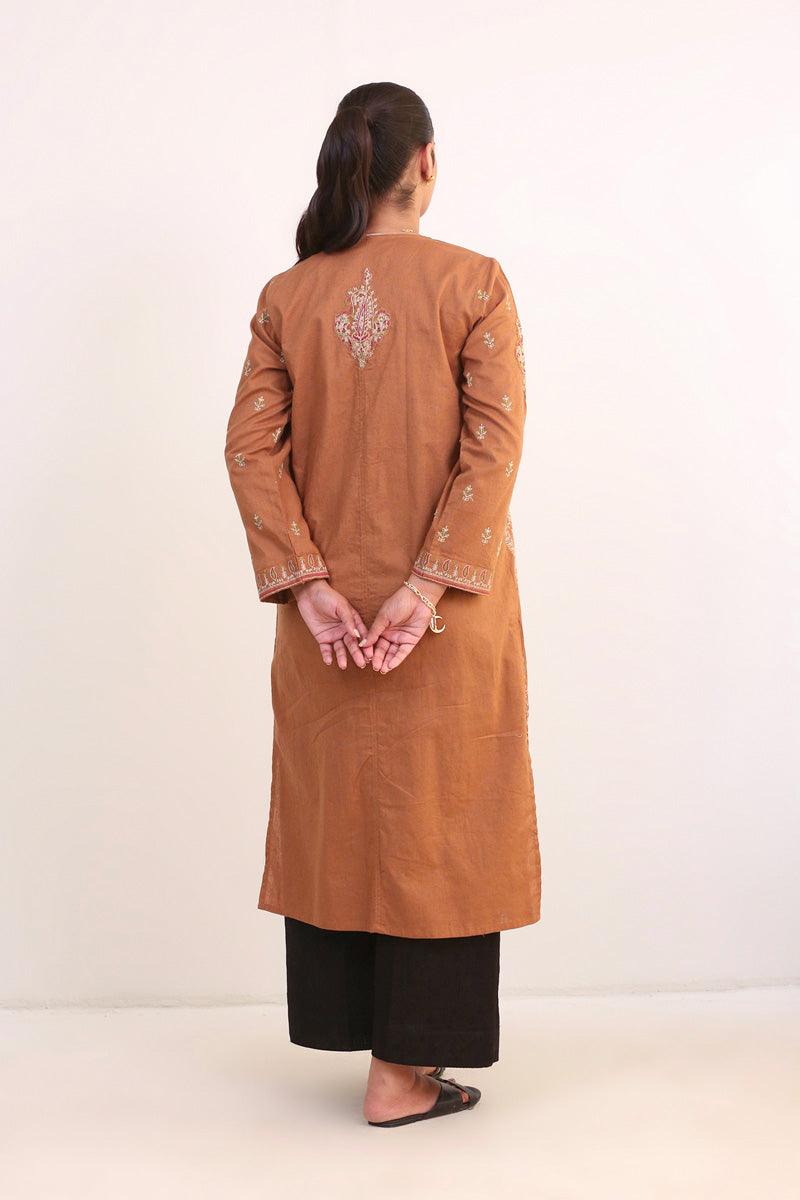 Generation - Kanni Embroidered Shirt - Mustard - Studio by TCS