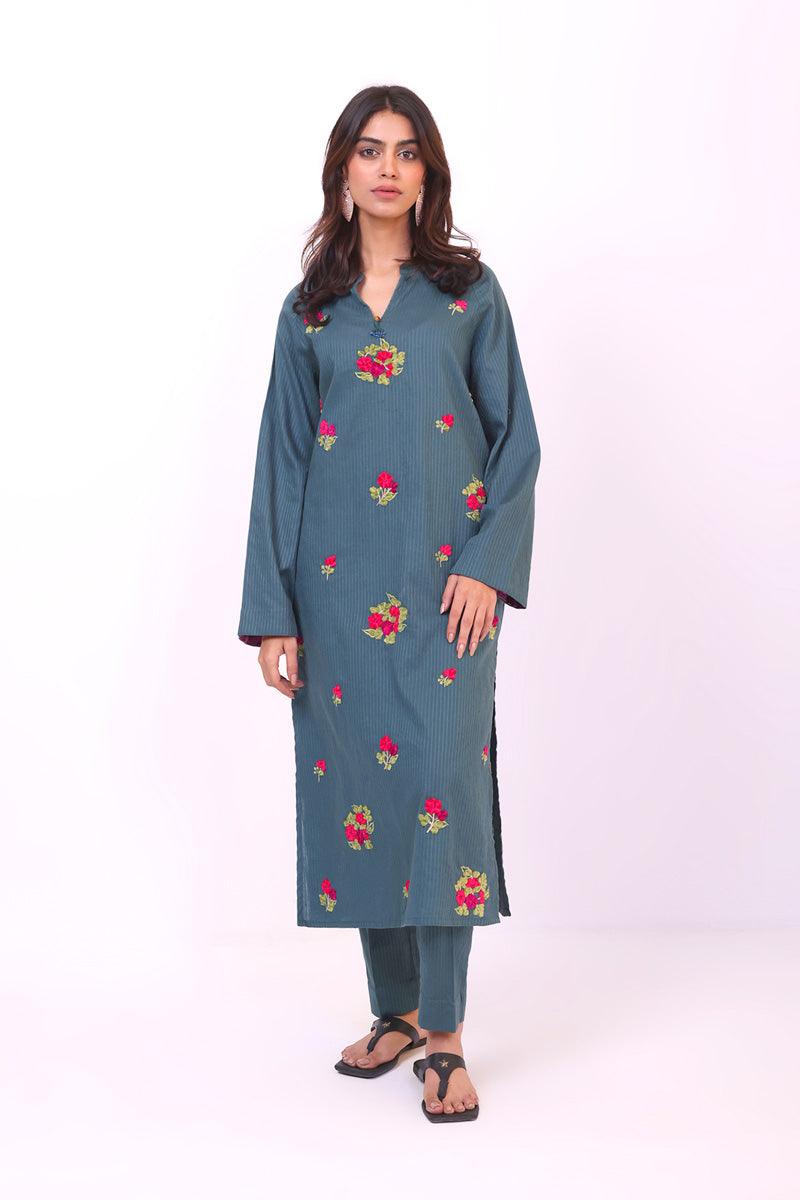 Generation - 2- Piece Exotic Blooms Set - Green - Studio by TCS