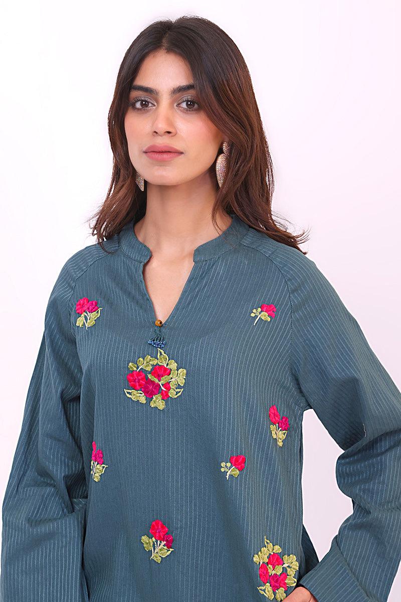 Generation - 2- Piece Exotic Blooms Set - Green - Studio by TCS