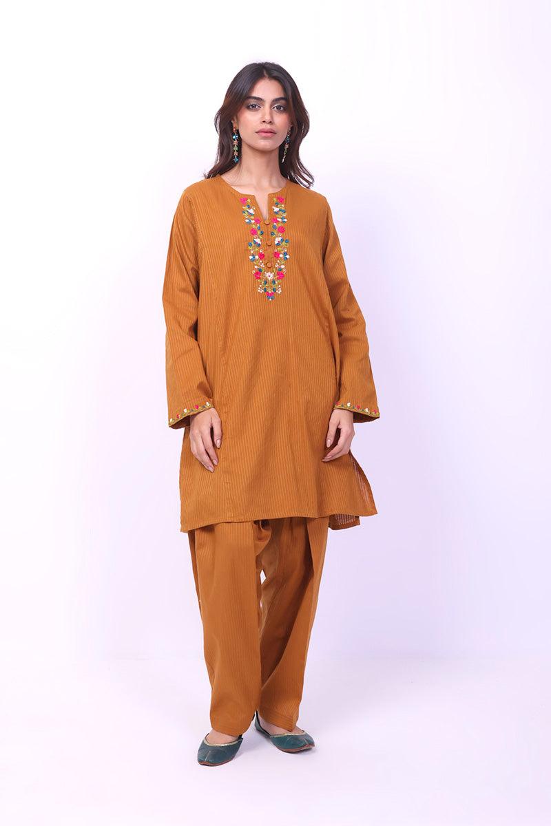 Generation - 2- Piece Exotic Blooms Set - Mustard - Studio by TCS
