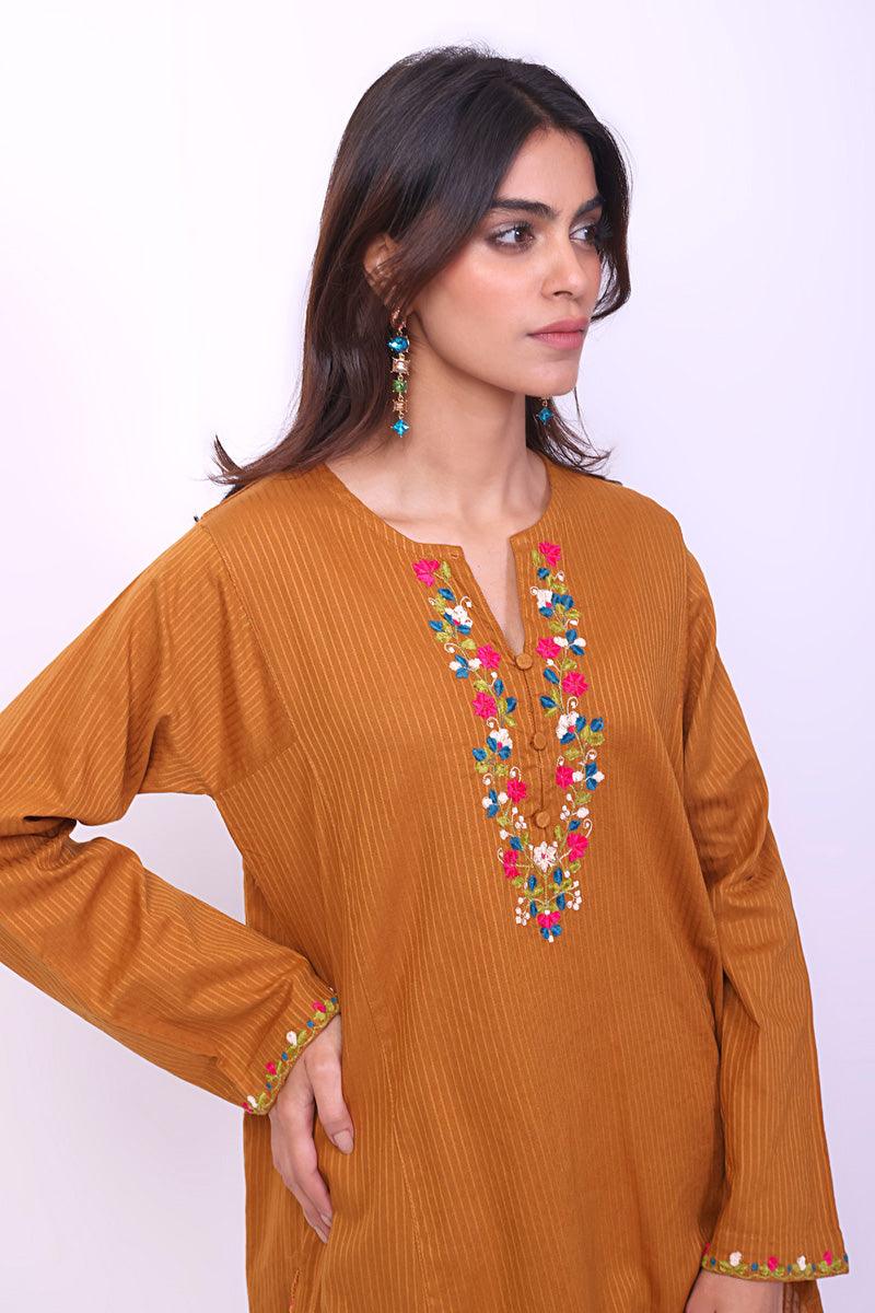 Generation - 2- Piece Exotic Blooms Set - Mustard - Studio by TCS