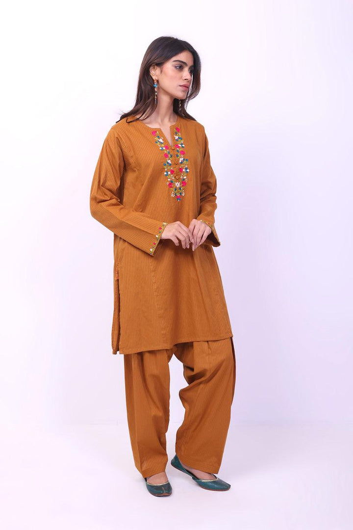 Generation - 2- Piece Exotic Blooms Set - Mustard - Studio by TCS