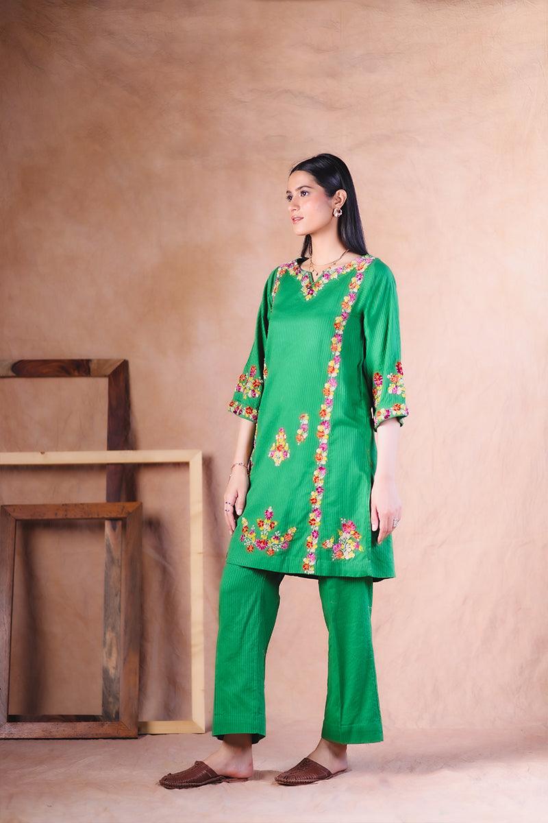 Generation - Exotic Blooms 2 Piece - Green - Studio by TCS