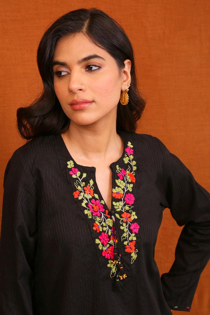 Generation - Exotic Blooms Shirt - Black - Studio by TCS