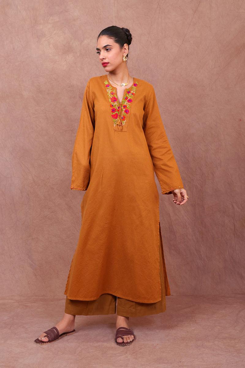 Generation - Exotic Blooms Shirt - Mustard - Studio by TCS