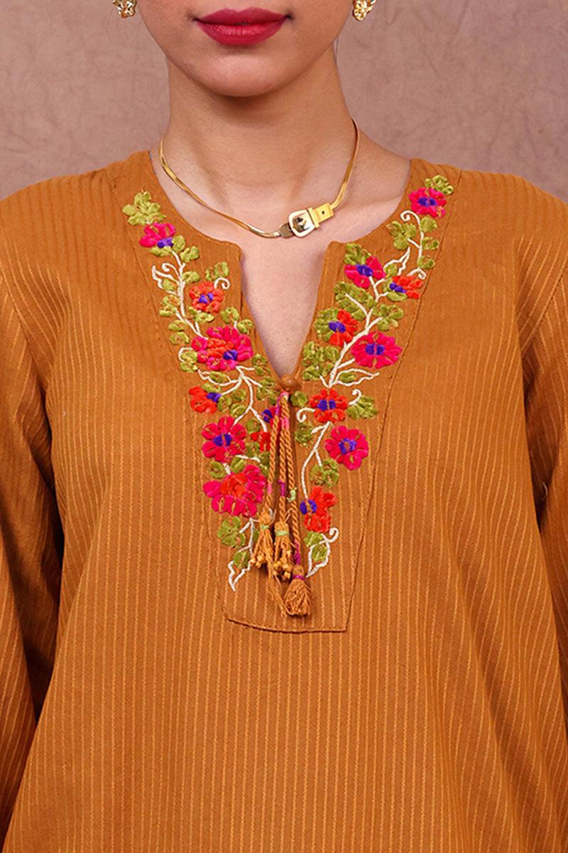 Generation - Exotic Blooms Shirt - Mustard - Studio by TCS
