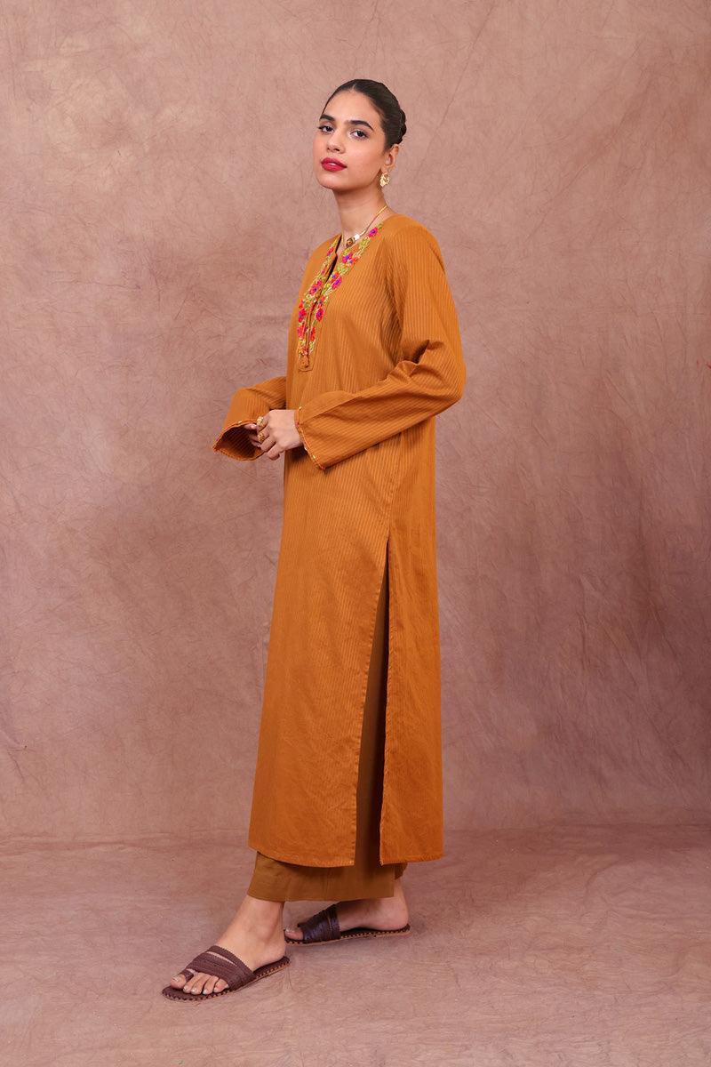 Generation - Exotic Blooms Shirt - Mustard - Studio by TCS