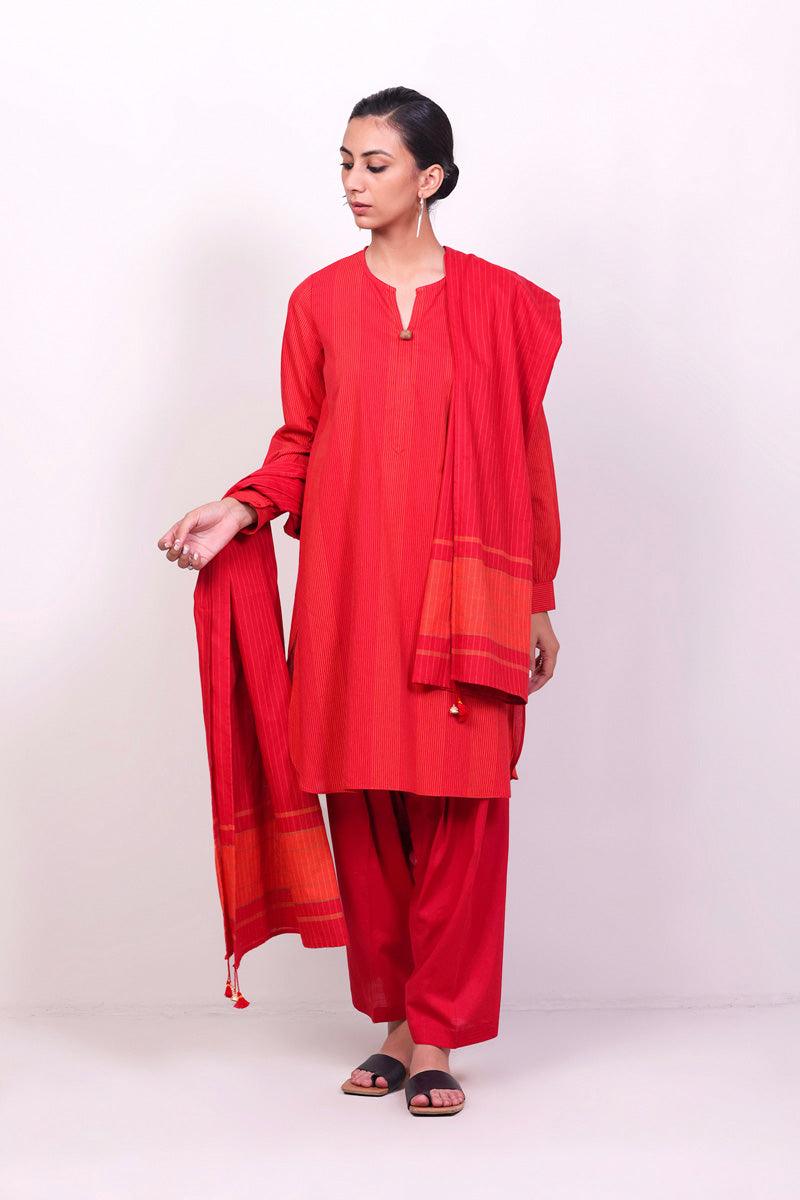 Generation - Terz Printed Suit - Red - Studio by TCS