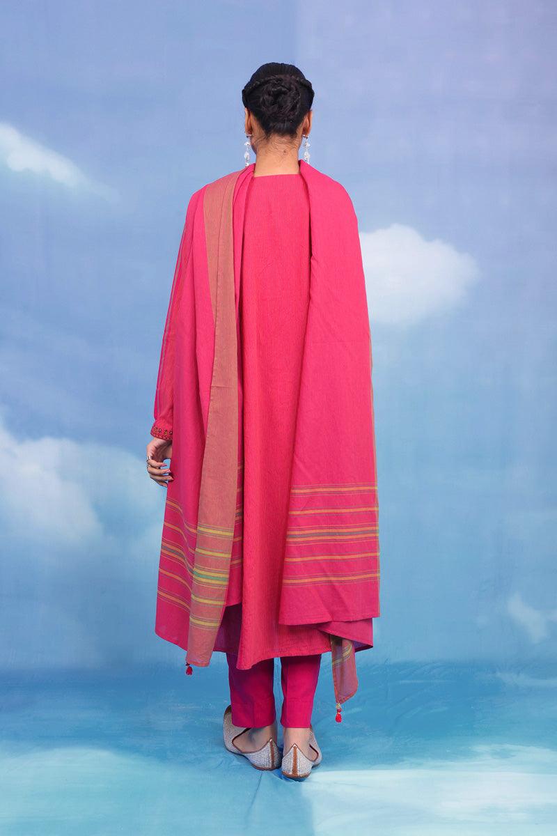 Generation - Terz Embroidered Suit - Pink - Studio by TCS