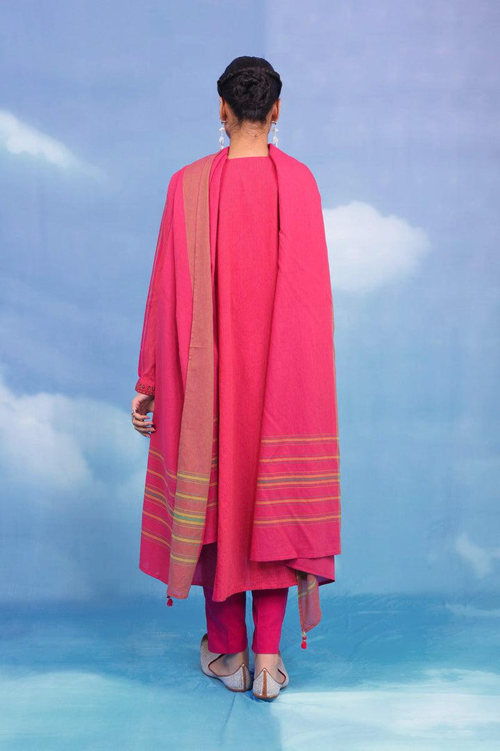 Generation - Terz Embroidered Suit - Pink - Studio by TCS