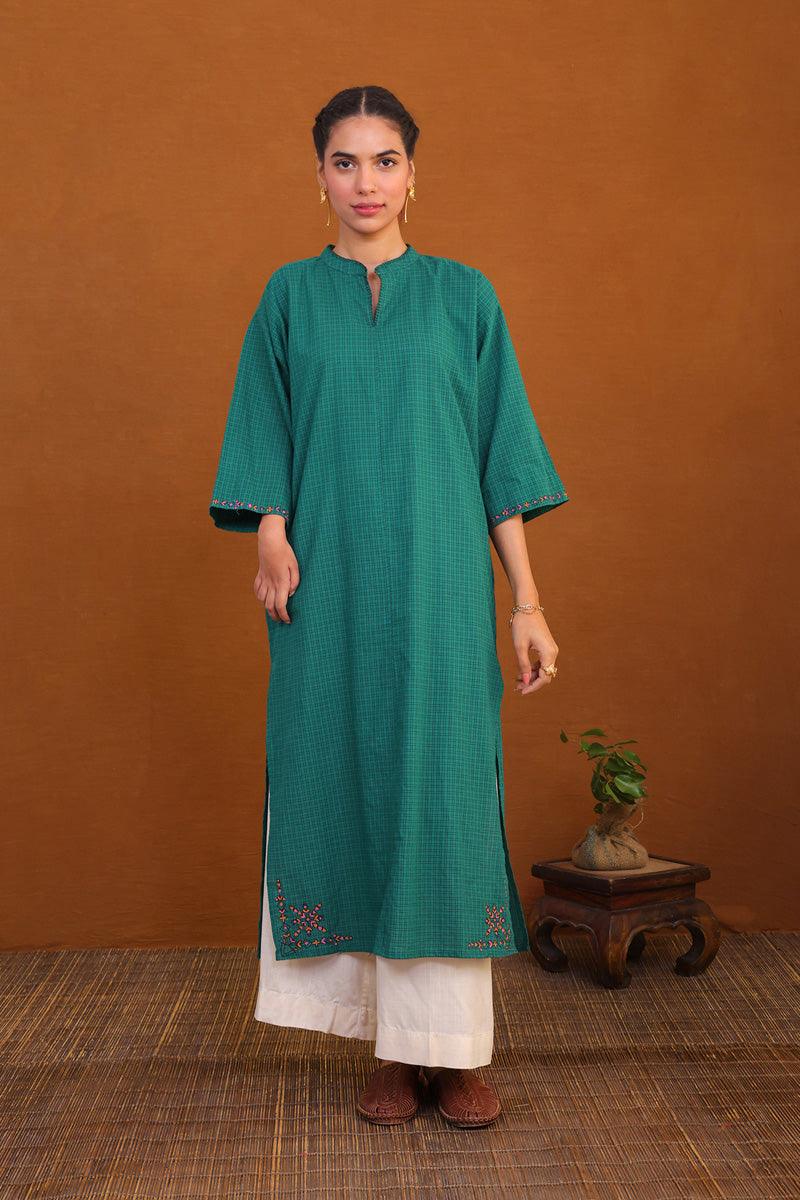 Generation - Terz Embroidered Shirt - Green - Studio by TCS