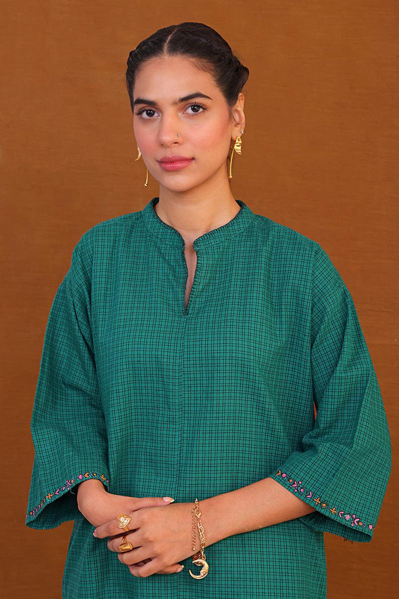 Generation - Terz Embroidered Shirt - Green - Studio by TCS