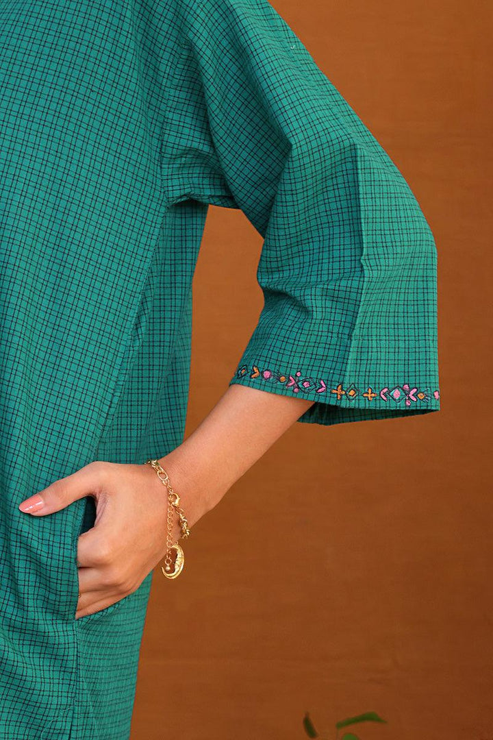 Generation - Terz Embroidered Shirt - Green - Studio by TCS
