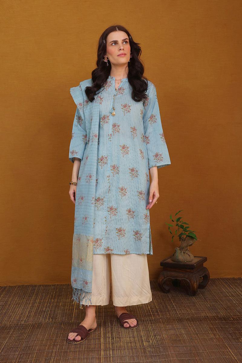 Generation - Dildara 2 Piece Suit - Blue - Studio by TCS