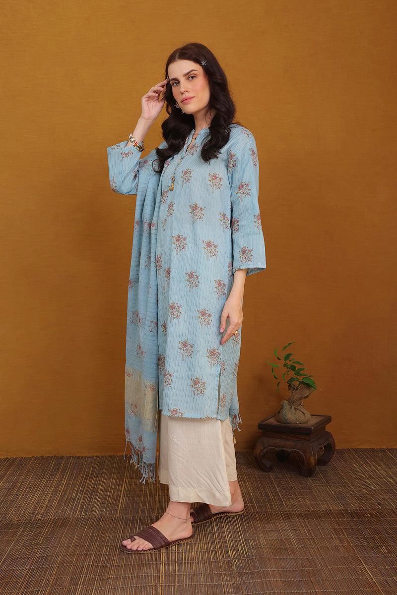 Generation - Dildara 2 Piece Suit - Blue - Studio by TCS