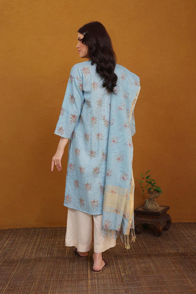 Generation - Dildara 2 Piece Suit - Blue - Studio by TCS