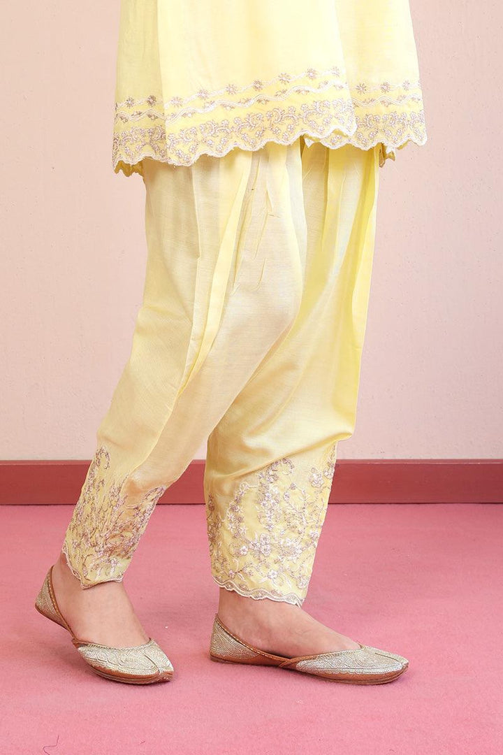 Generation - 2-Piece Musawirana Set - Yellow - Silk