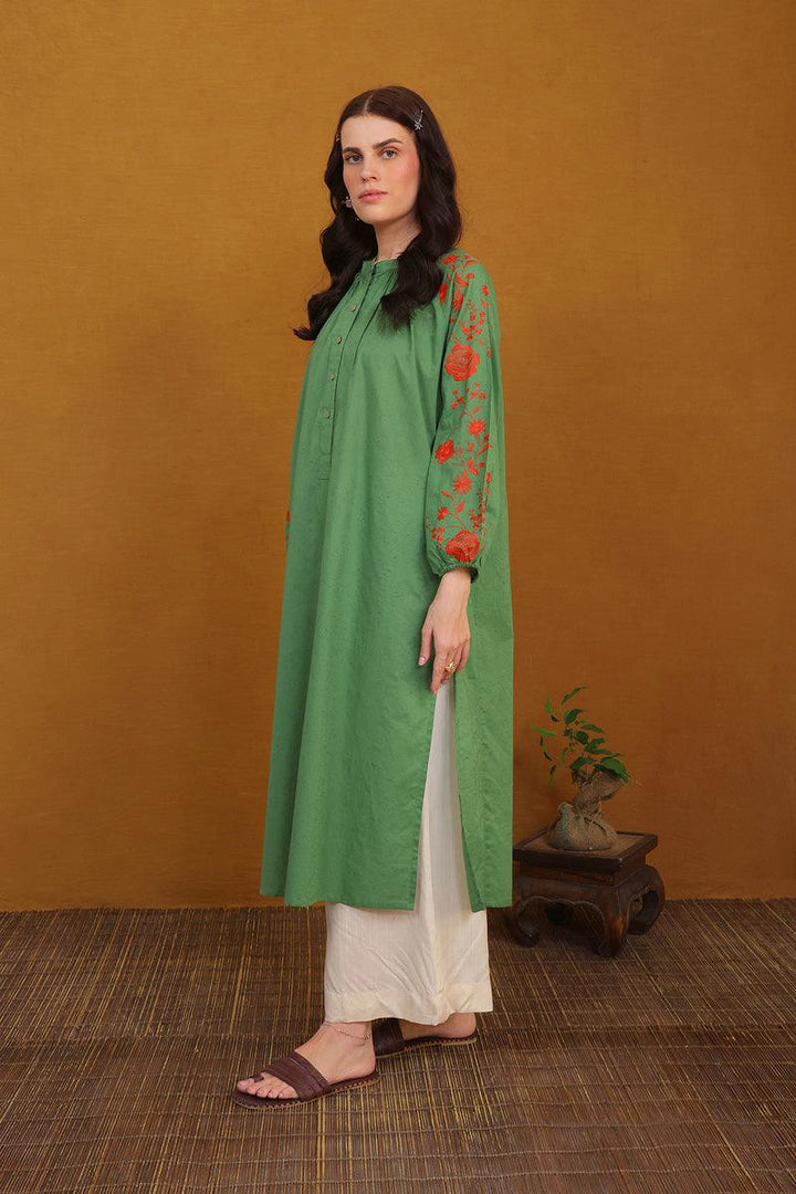 Generation - Eden Embroidered Kurta - Green - Studio by TCS