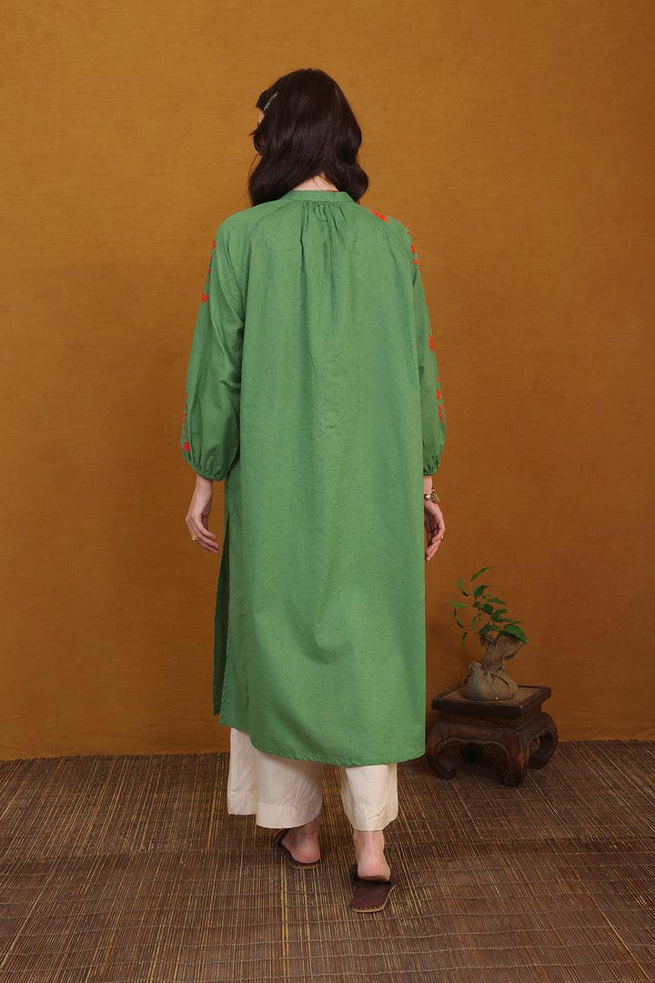 Generation - Eden Embroidered Kurta - Green - Studio by TCS
