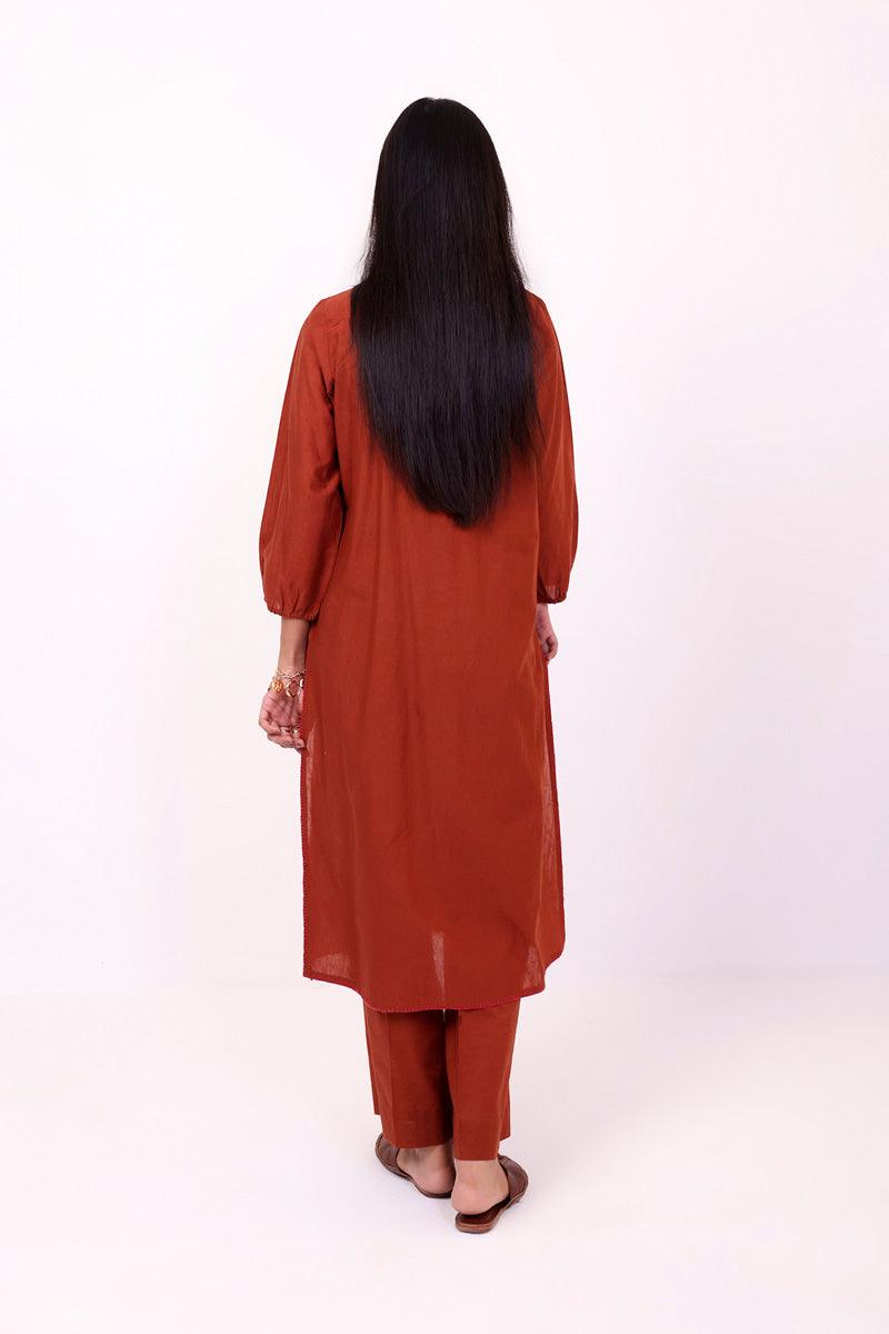 Generation - Eden Embroidered 2 Piece - Brown - Studio by TCS