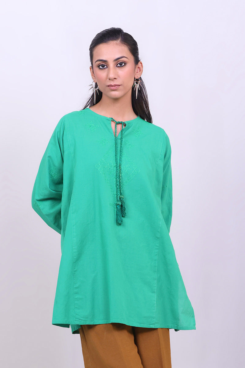 Generation - Klaeidoscope Kurti - Green - Studio by TCS